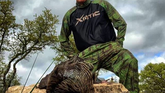 Black Body OG takes down a gobbler. - Xotic Camo & Fishing Gear