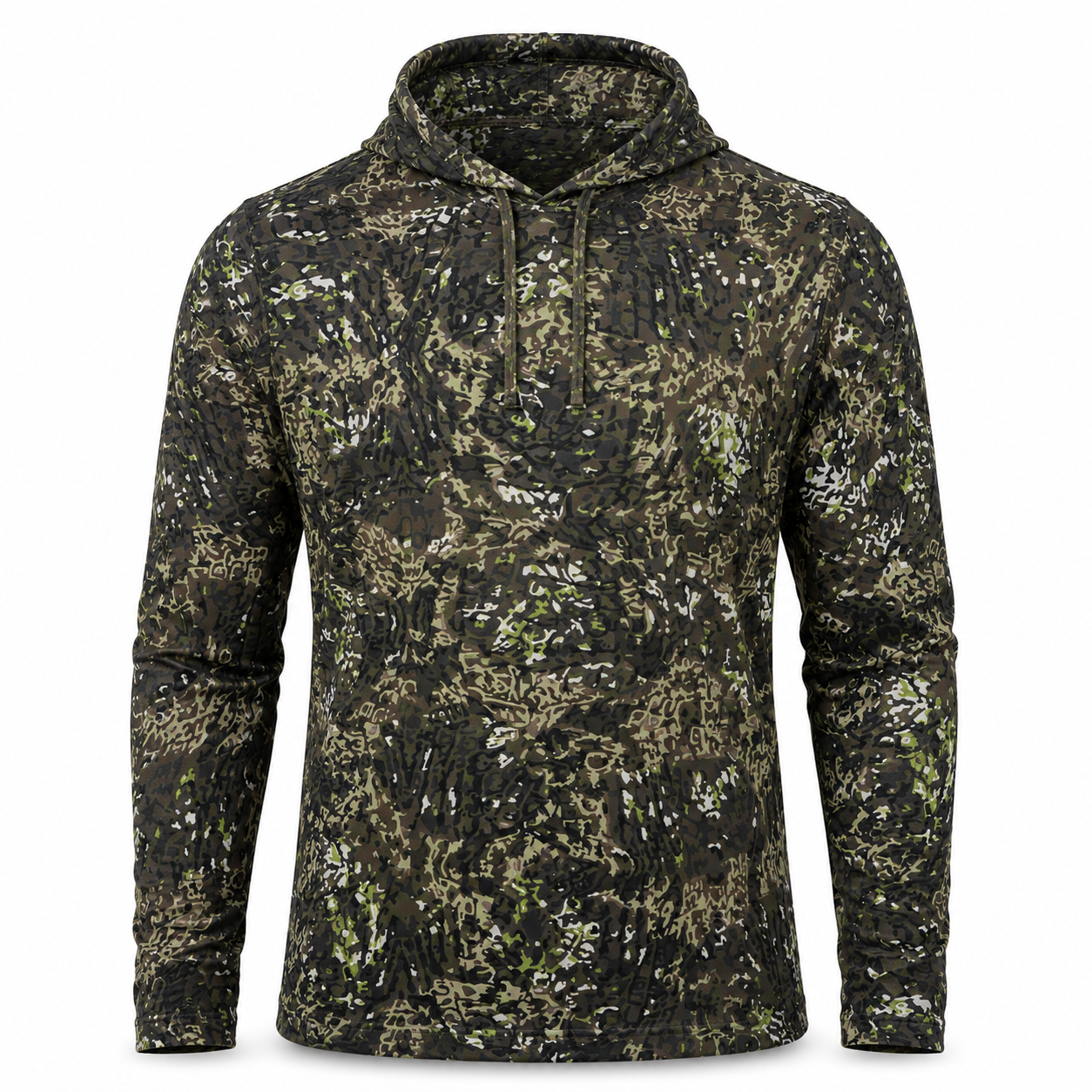 Air-X Camo Pattern Hooded Performance Shirts with Repel X