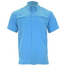 Short Sleeve Solid Lifestyle Button Down w/ REPEL-X (Discontinued) - Xotic Camo & Fishing Gear-LBSSBD100S-c3RX