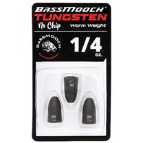 Tungsten No - Chip Worm Weights - Xotic Camo & Fishing Gear - BMTNCWW14