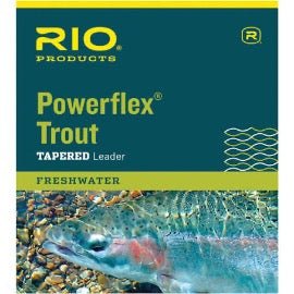 RIO Powerflex Trout Leader - Xotic Camo & Fishing Gear -RL03008