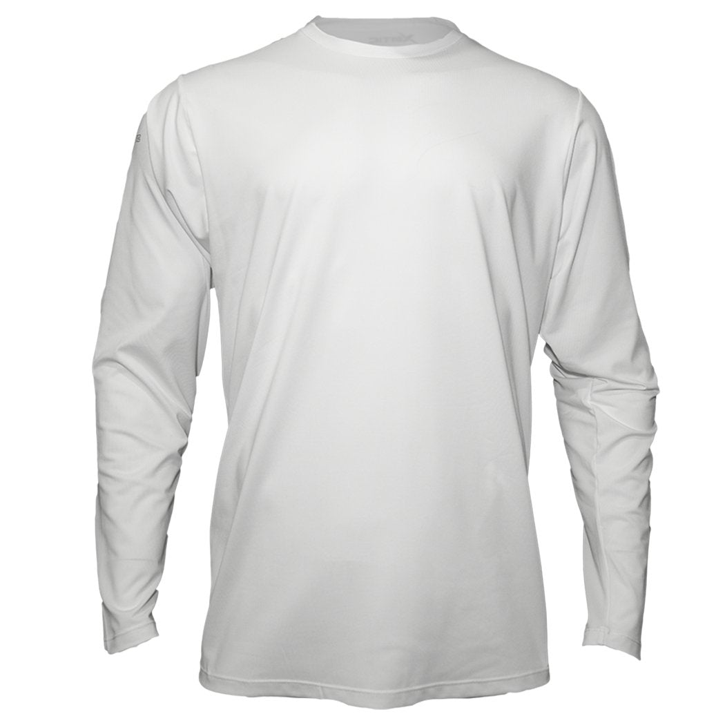 Air - X Performance Long Sleeve Shirt with Repel X - Xotic Camo & Fishing Gear - LSK101S - WHITE