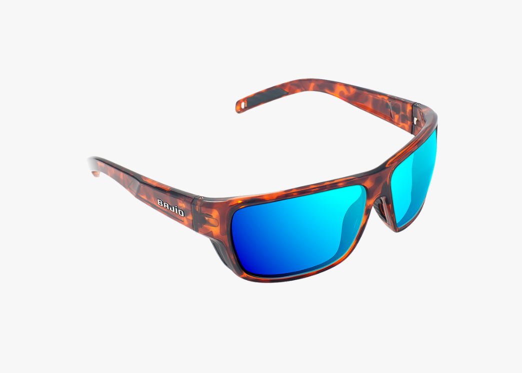 Rigolets Brown Tortise/ Blue Mirror Glass - Xotic Camo & Fishing Gear-RIG111011