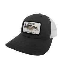 Load image into Gallery viewer, 6 Panel Bass Patch Hat - Xotic Camo &amp; Fishing Gear -
