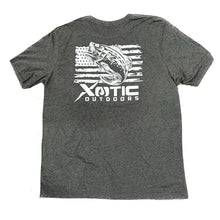 Load image into Gallery viewer, Bass Flag T Shirt - Xotic Camo &amp; Fishing Gear -BFHG-XL

