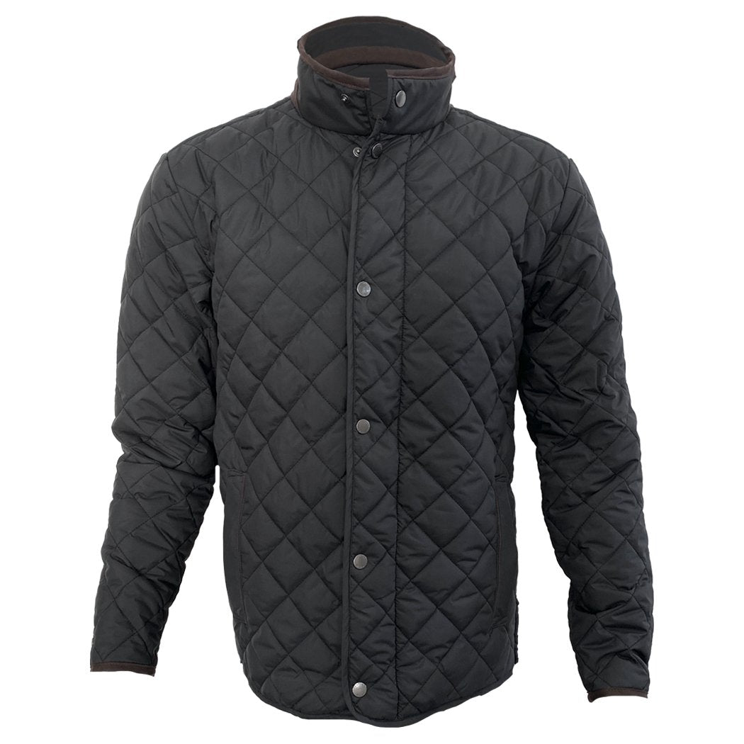 Diamond Quilted Jacket Black / Small