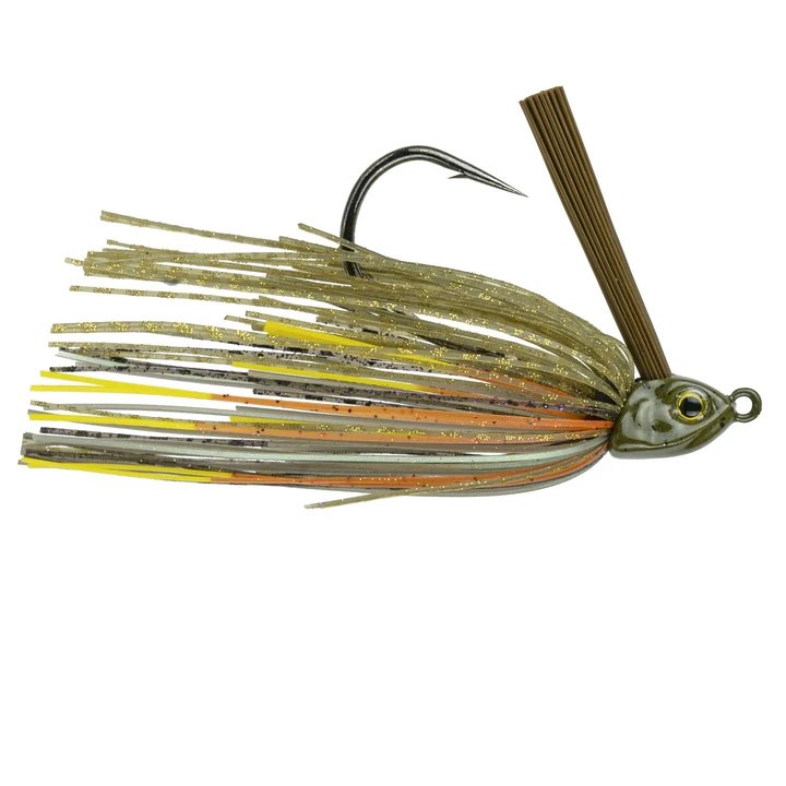 Divine Braid Swim Jig 3/8 - Xotic Camo & Fishing Gear -BSJ38-BGF