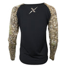 HD Camo Black Body Long Sleeve Women's Performance Shirt - Xotic Camo & Fishing Gear -WHDBBLSPS100S