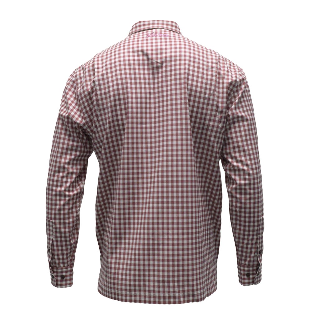 Long Sleeve Patterned Lifestyle Button Down w/ REPEL-X - Xotic Camo & Fishing Gear -MWLSBD101S-C7