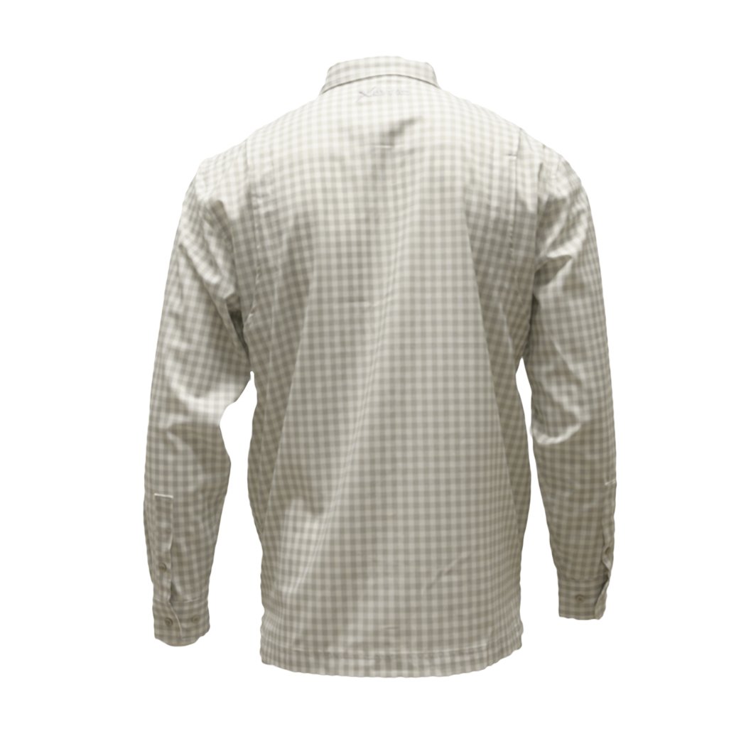 Long Sleeve Patterned Lifestyle Button Down w/ REPEL-X - Xotic Camo & Fishing Gear -WGLSBD101S-C7
