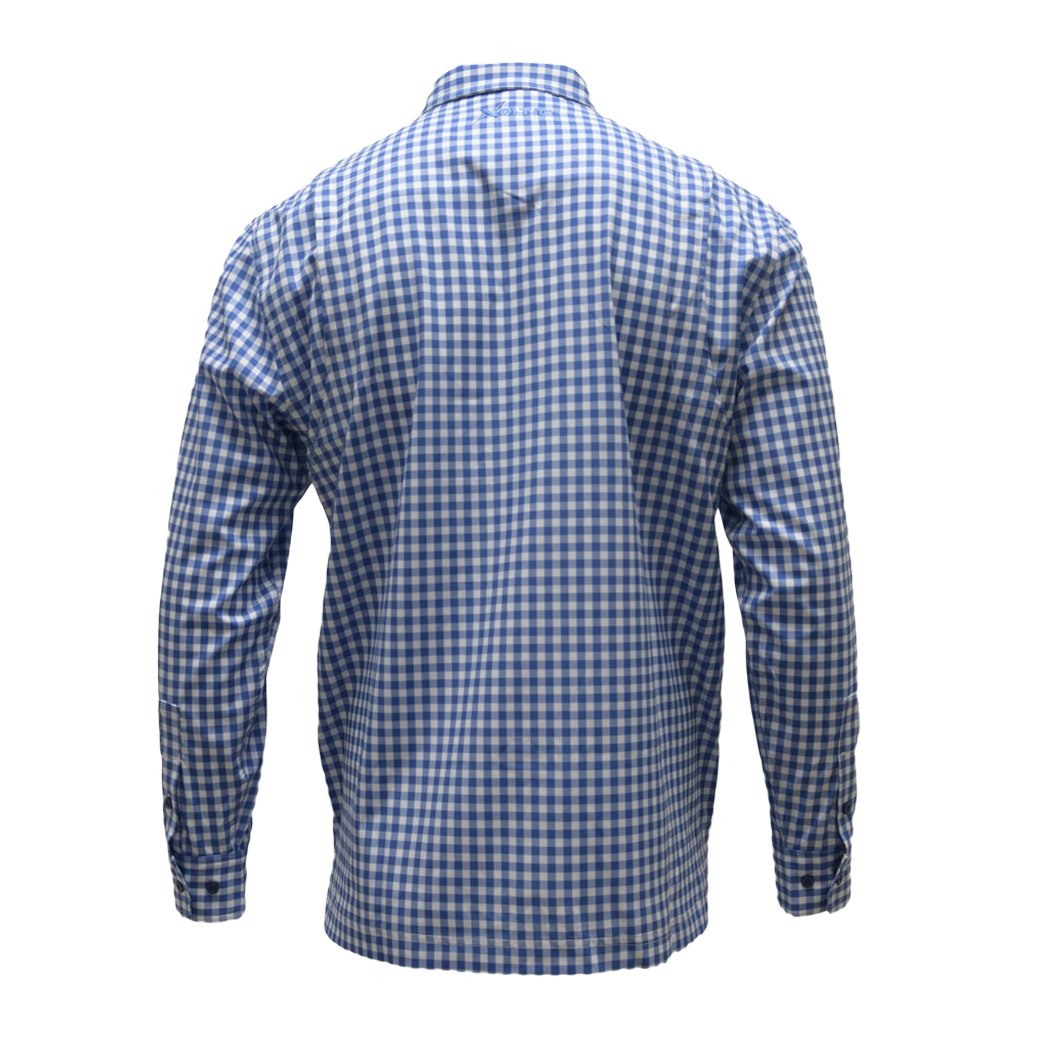Long Sleeve Patterned Lifestyle Button Down w/ REPEL-X - Xotic Camo & Fishing Gear -BWGLSBD100S