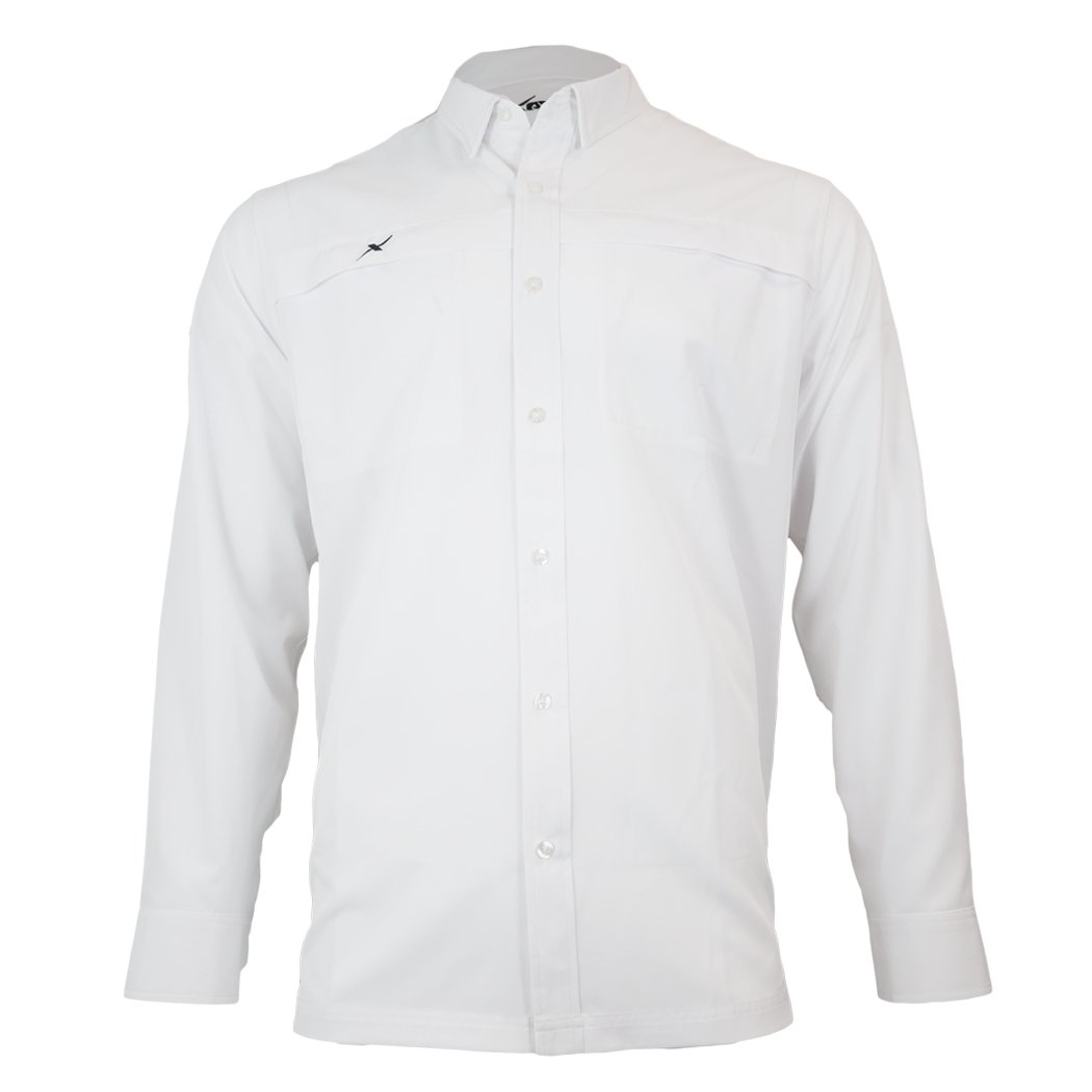 Long Sleeve Solid Button Down - Xotic Camo & Fishing Gear -WTLSBD100S-NT