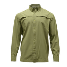 Load image into Gallery viewer, Long Sleeve Solid Lifestyle Button Down w/ REPEL-X - Xotic Camo &amp; Fishing Gear -SGLSBD100S
