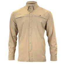 Load image into Gallery viewer, Long Sleeve Solid Lifestyle Button Down w/ REPEL-X - Xotic Camo &amp; Fishing Gear -KHLSBD100S-RX
