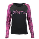 Long Sleeve Women's Performance Shirt - Xotic Camo & Fishing Gear -WPSBBLSPS101S-C3b-NT