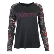 Load image into Gallery viewer, Long Sleeve Women&#39;s Performance Shirt - Xotic Camo &amp; Fishing Gear -WAGBBLSPS100S-NT