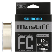 Load image into Gallery viewer, Mastiff FC Fluorocarbon by Shimano - Xotic Camo &amp; Fishing Gear -MSTF12200

