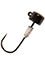 NEDLOCKZ NED RIG JIGHEAD 1/10OZ BLACK 5PK - Xotic Camo & Fishing Gear -TTNL-0743
