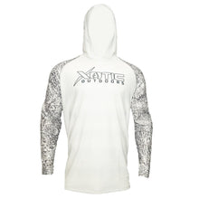 Load image into Gallery viewer, Pattern Hooded Long Sleeve Performance with Repel X