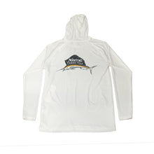 Load image into Gallery viewer, White Hooded Performance Repel X - Sailfish Flat