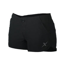 Load image into Gallery viewer, Womens Black Hybrid Performance Shorts-Womens Shorts-Xotic Camo &amp; Fishing Gear
