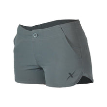 Load image into Gallery viewer, Womens Grey Hybrid Performance Shorts-Womens Shorts-Xotic Camo &amp; Fishing Gear
