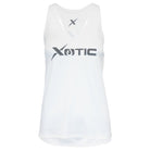Women's White Performance Fishing Tank Top-Tank Top-Xotic Camo & Fishing Gear